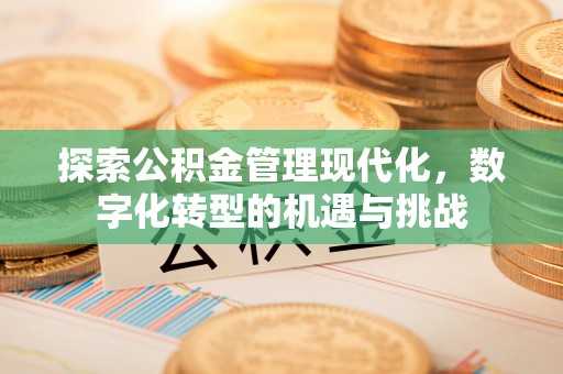 凤庆探索公积金管理现代化，数字化转型的机遇与挑战