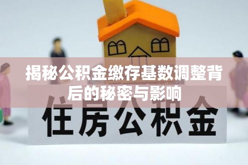 凤庆揭秘公积金缴存基数调整背后的秘密与影响
