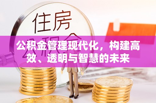 凤庆公积金管理现代化，构建高效、透明与智慧的未来