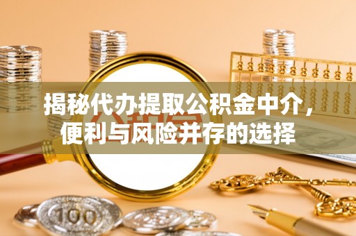 凤庆揭秘代办提取公积金中介，便利与风险并存的选择
