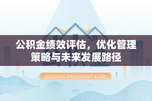 凤庆公积金绩效评估，优化管理策略与未来发展路径