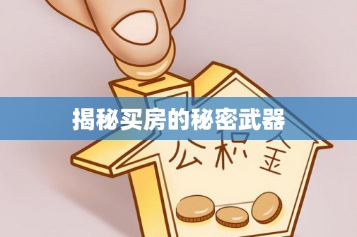 凤庆揭秘买房的秘密武器