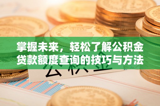 凤庆掌握未来，轻松了解公积金贷款额度查询的技巧与方法