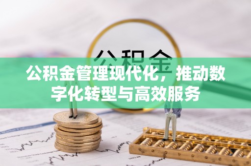 凤庆公积金管理现代化，推动数字化转型与高效服务