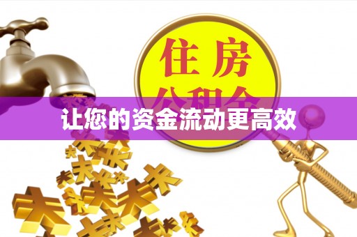 凤庆让您的资金流动更高效